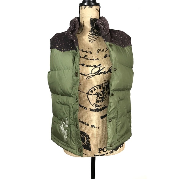 Old Navy Puffer Vest Size M Green - Picture 5 of 5